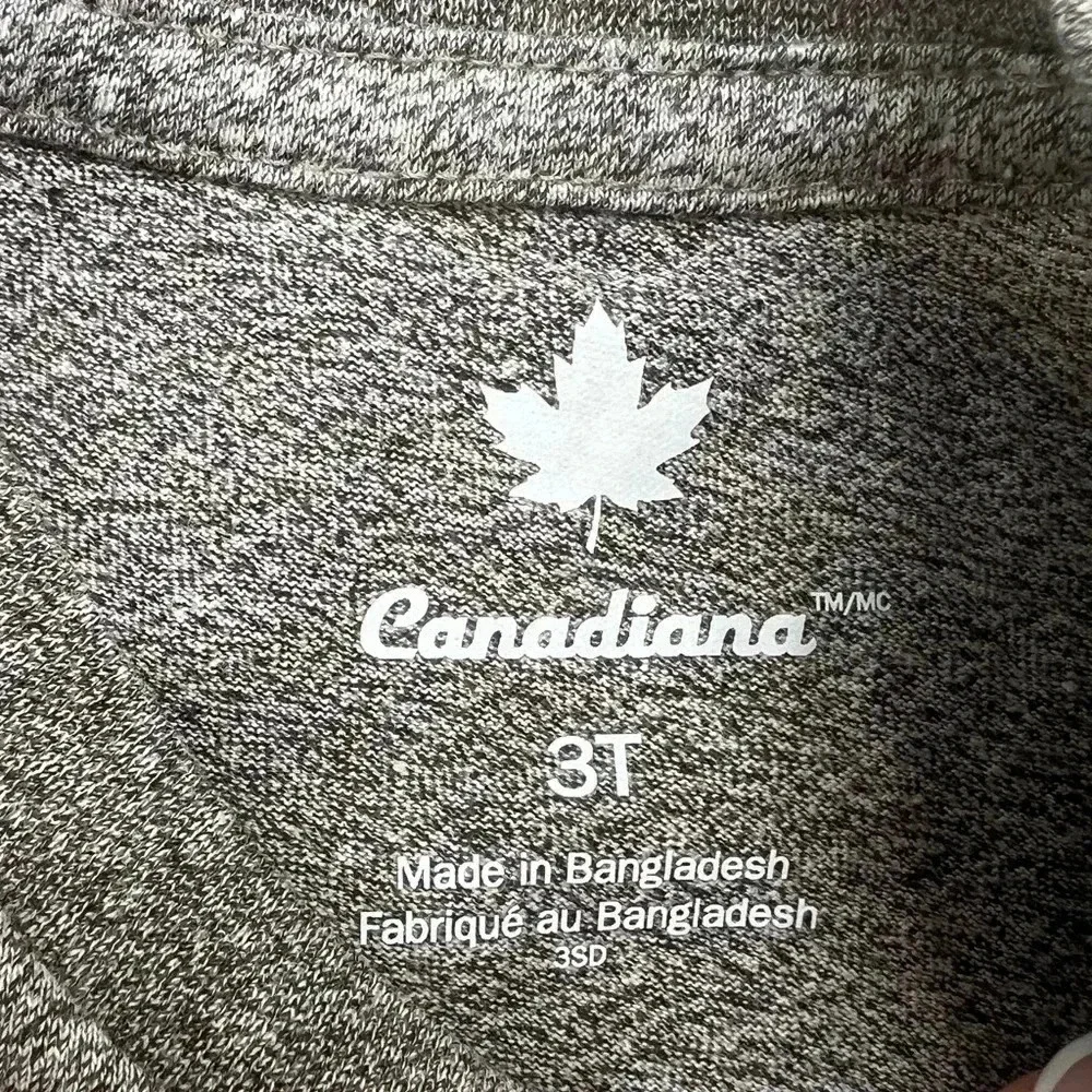 Canadiana Toddler’s Short Sleeve Graphic Tee (Size 3T)